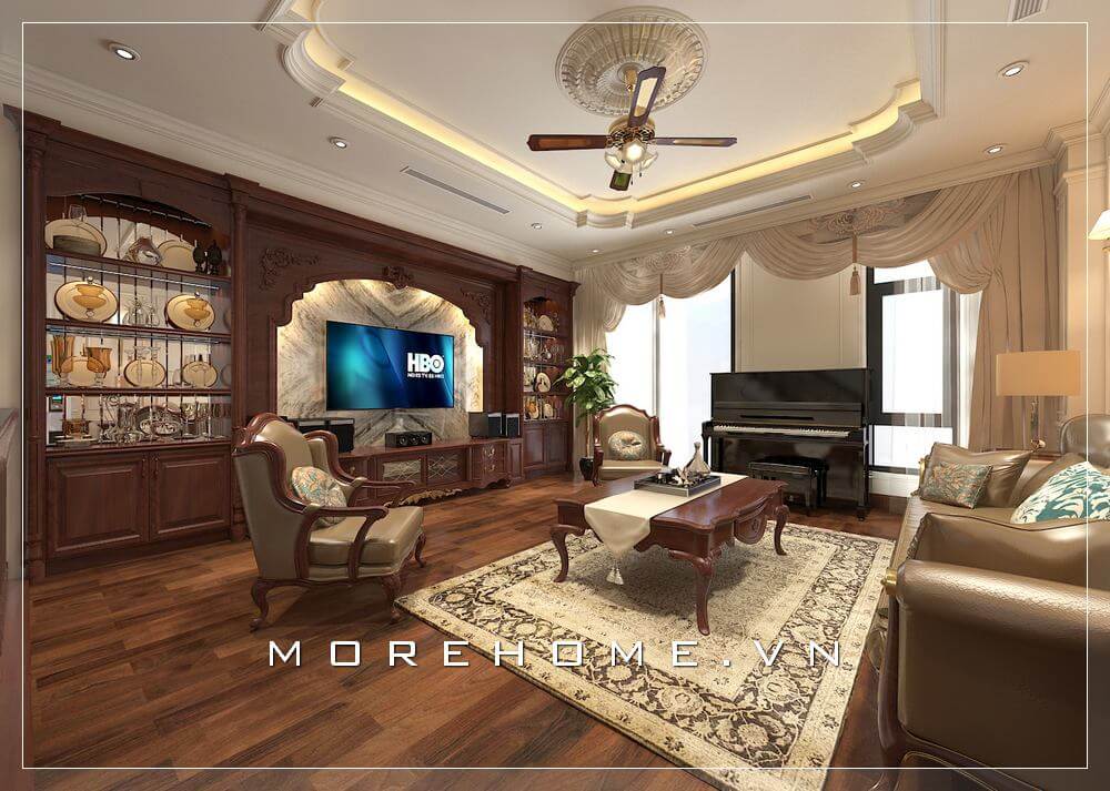 Tổng hợp những mẫu trang trí phòng khách tinh tế sang trọng